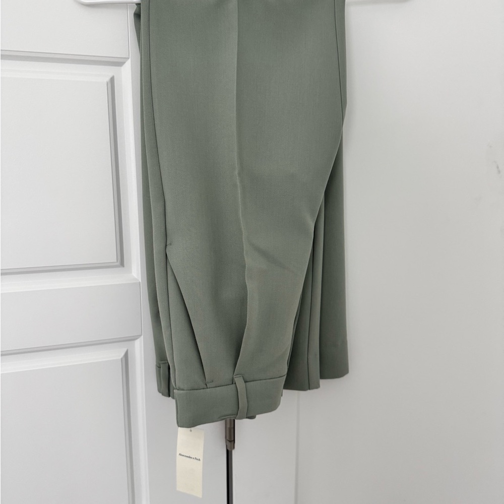 NWT Abercrombie & Fitch Sage Green Pants - Picture 4 of 5
